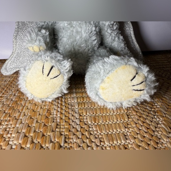 Vintage Ty The Attic Treasure Collection Sterling the Bear,Silver Bear w/ Wings - Picture 2 of 9